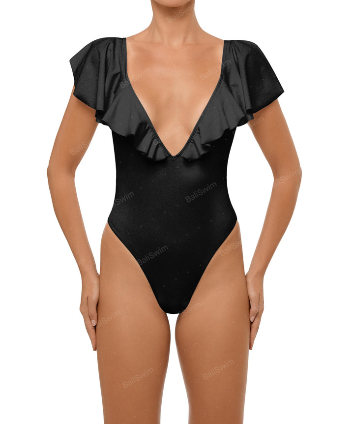 BSWS-S66 Flounce Sleeves One Piece