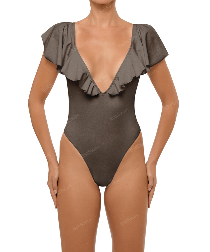 BSWS-S66 Flounce Sleeves One Piece