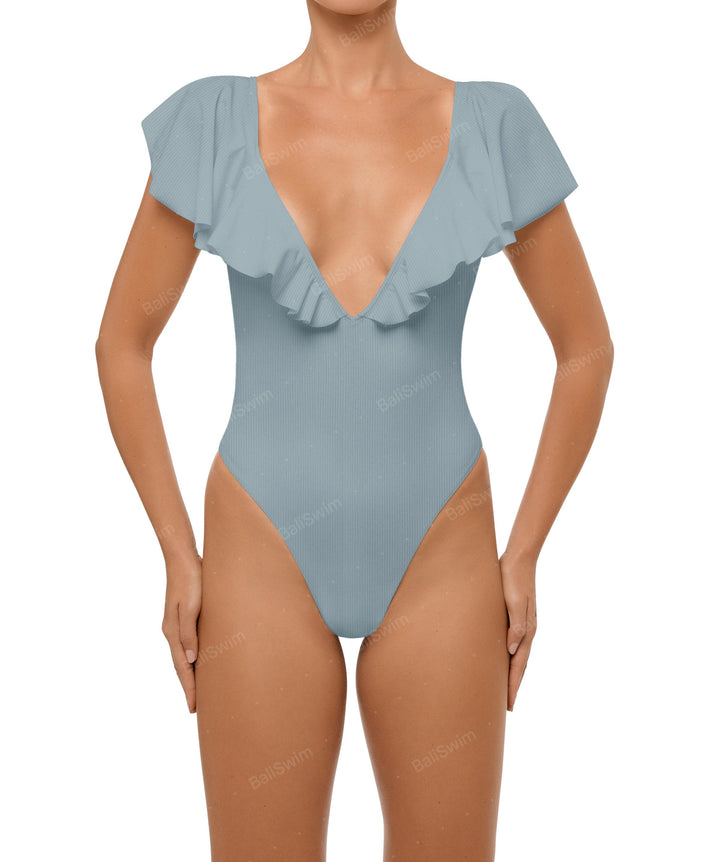 BSWS-S66 Flounce Sleeves One Piece