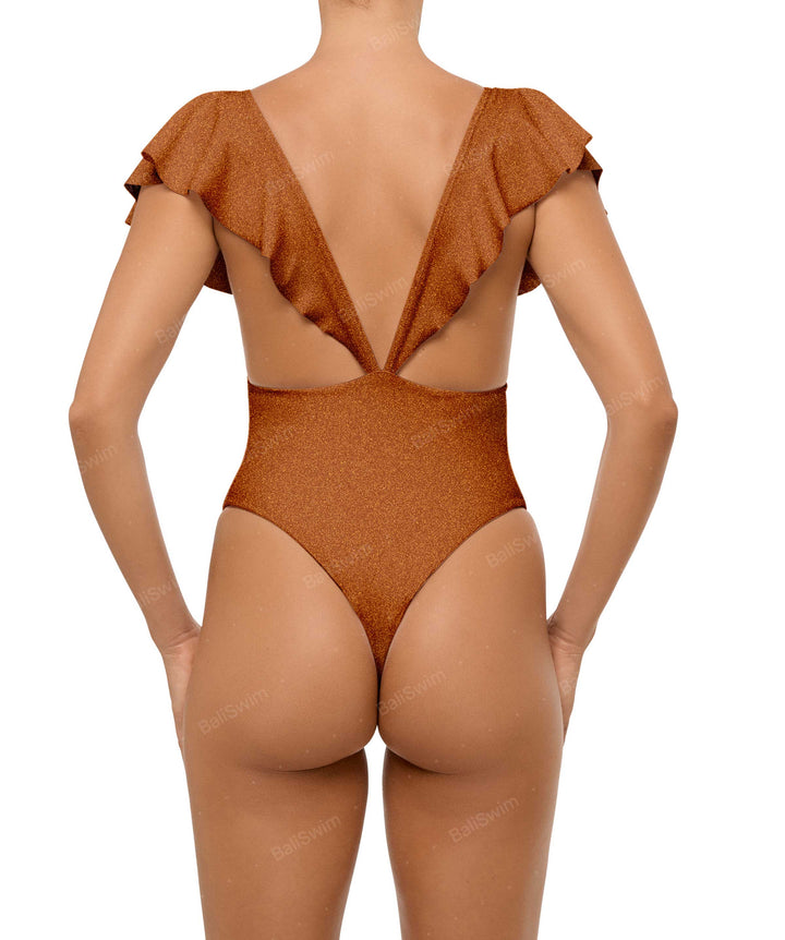 BSWS-S66 Flounce Sleeves One Piece