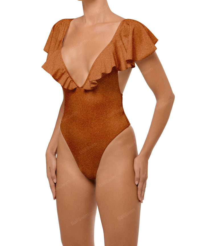 BSWS-S66 Flounce Sleeves One Piece