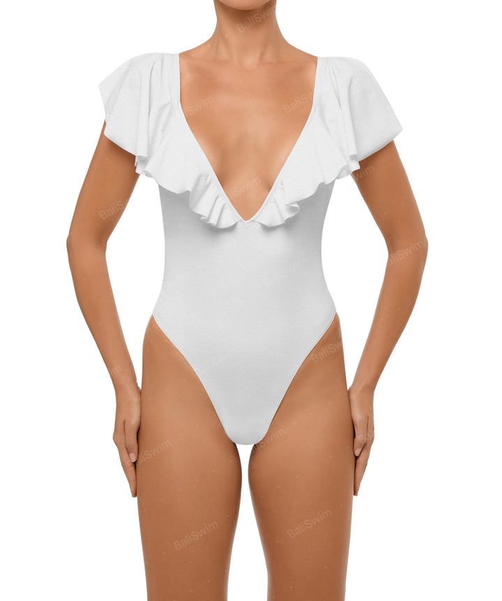 BSWS-S66 Flounce Sleeves One Piece