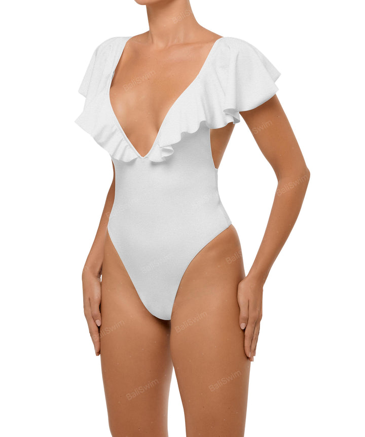 BSWS-S66 Flounce Sleeves One Piece