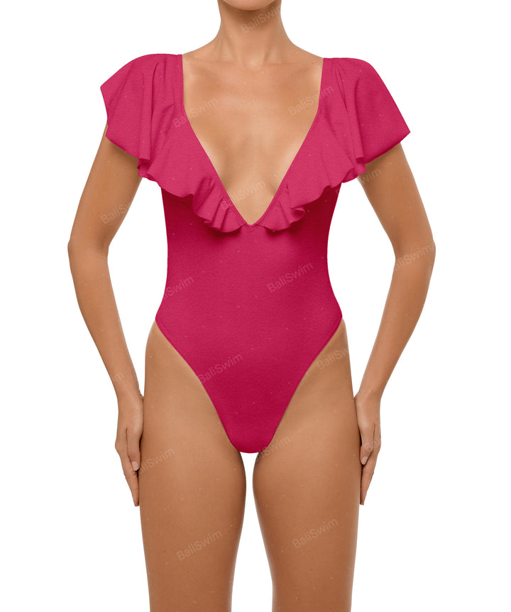 BSWS-S66 Flounce Sleeves One Piece