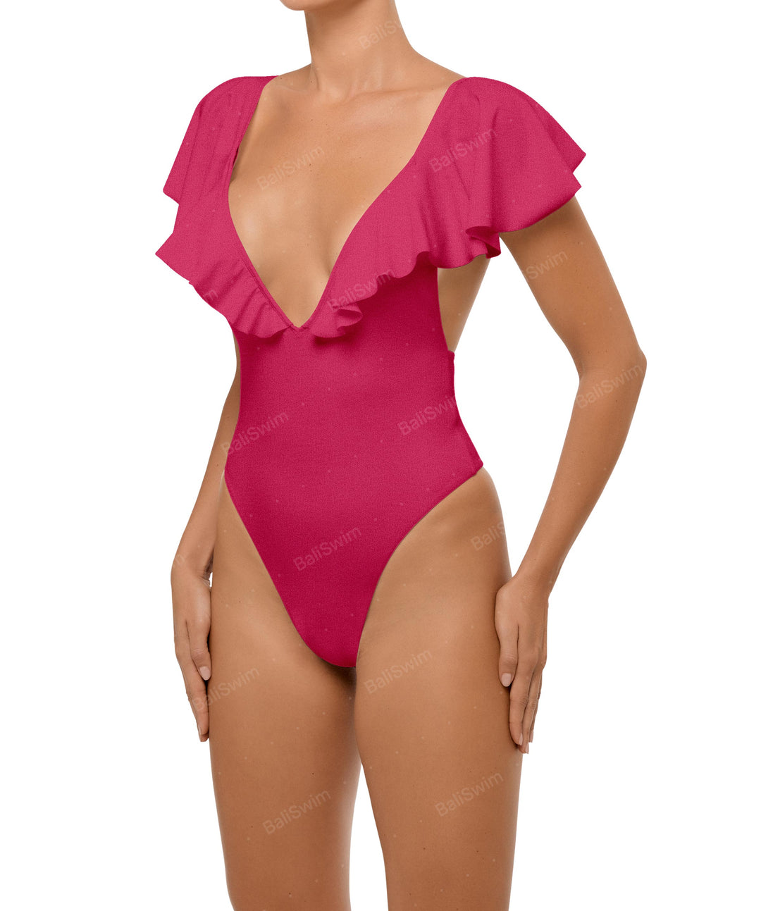 BSWS-S66 Flounce Sleeves One Piece