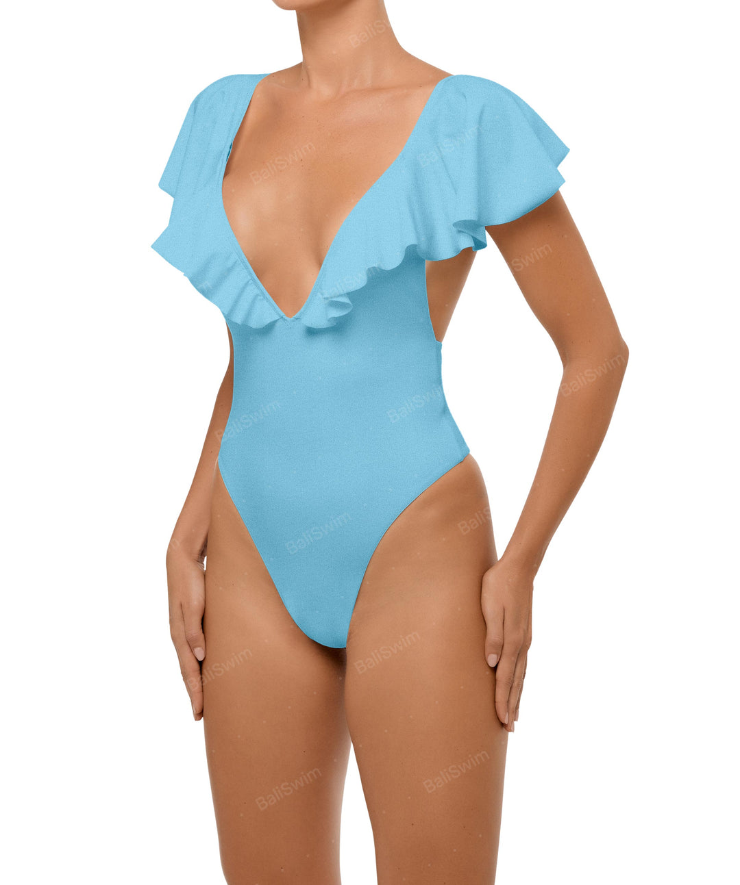 BSWS-S66 Flounce Sleeves One Piece