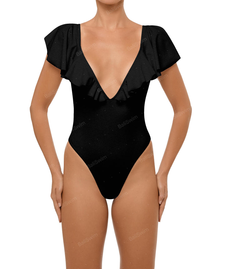 BSWS-S66 Flounce Sleeves One Piece