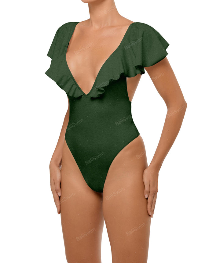 BSWS-S66 Flounce Sleeves One Piece