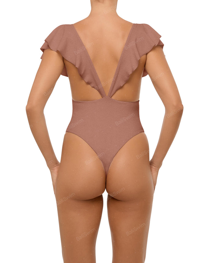 BSWS-S66 Flounce Sleeves One Piece