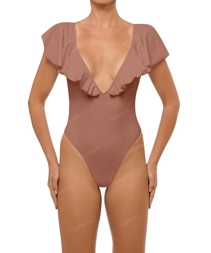 BSWS-S66 Flounce Sleeves One Piece