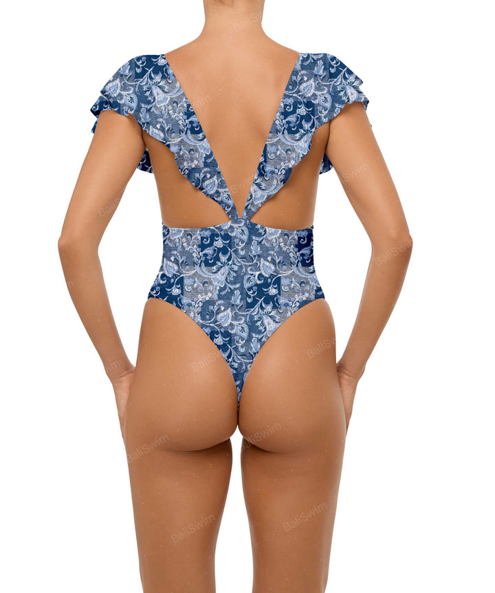 BSWS-S66 Flounce Sleeves One Piece