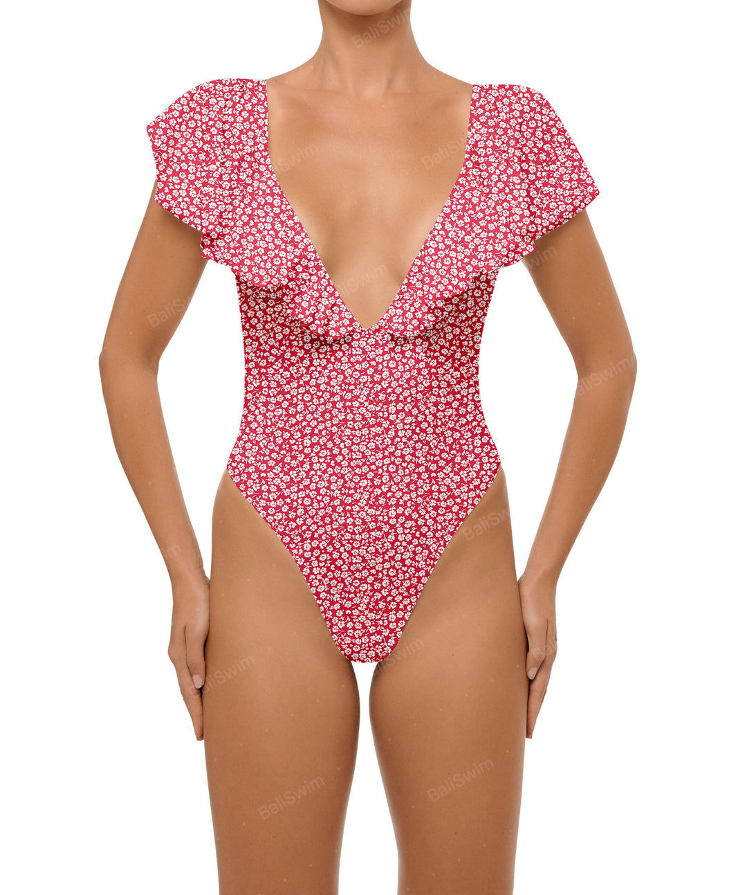 BSWS-S66 Flounce Sleeves One Piece