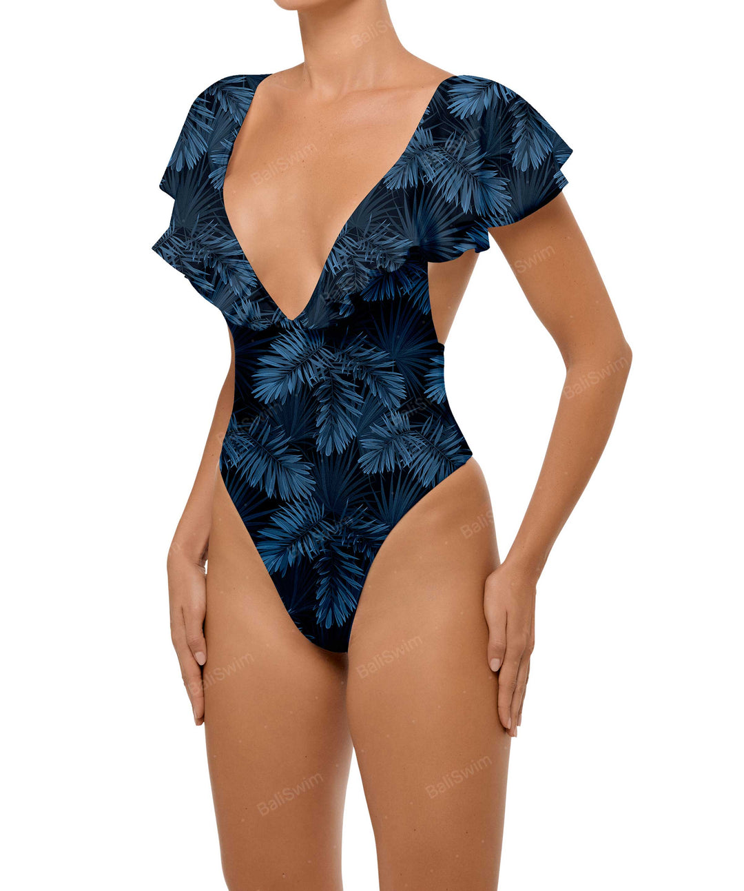 BSWS-S66 Flounce Sleeves One Piece