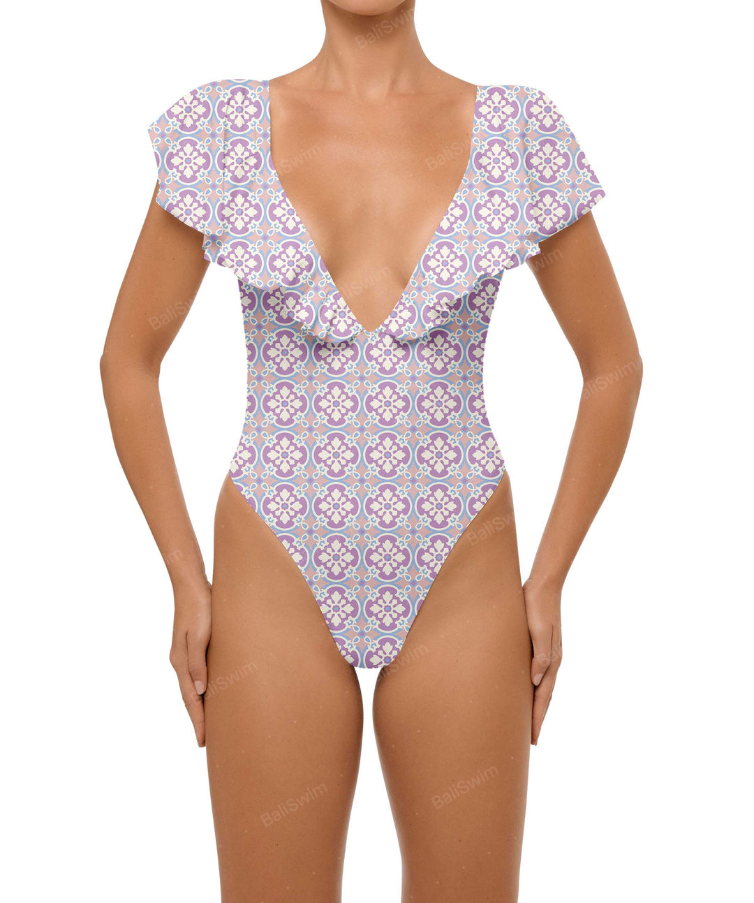 BSWS-S66 Flounce Sleeves One Piece