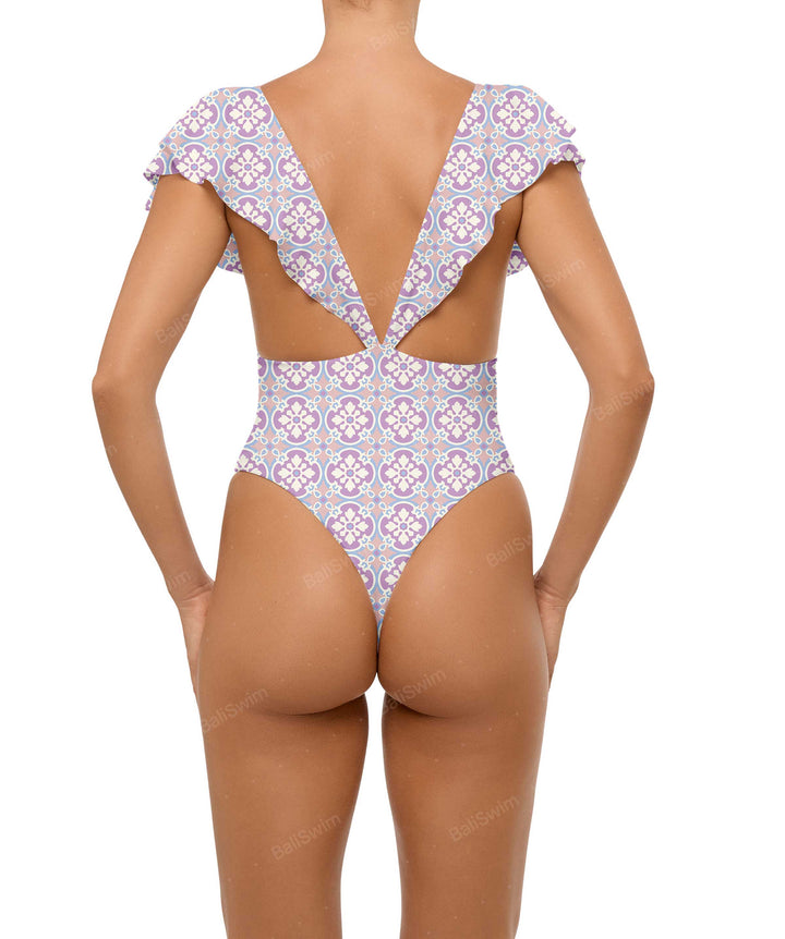 BSWS-S66 Flounce Sleeves One Piece