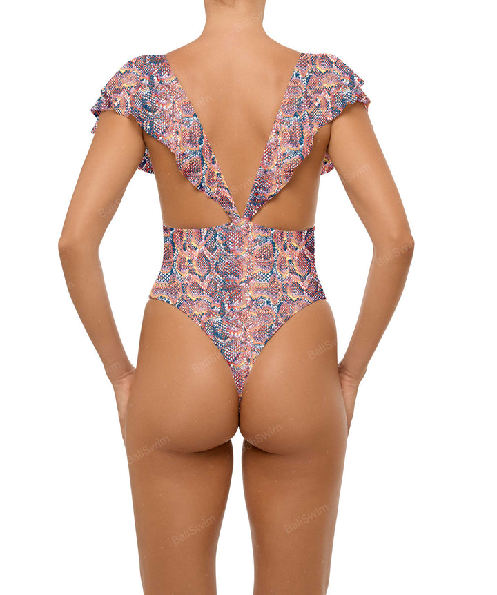 BSWS-S66 Flounce Sleeves One Piece