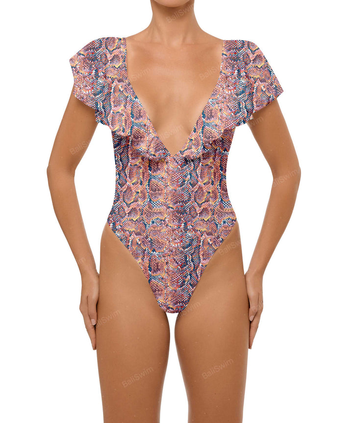 BSWS-S66 Flounce Sleeves One Piece