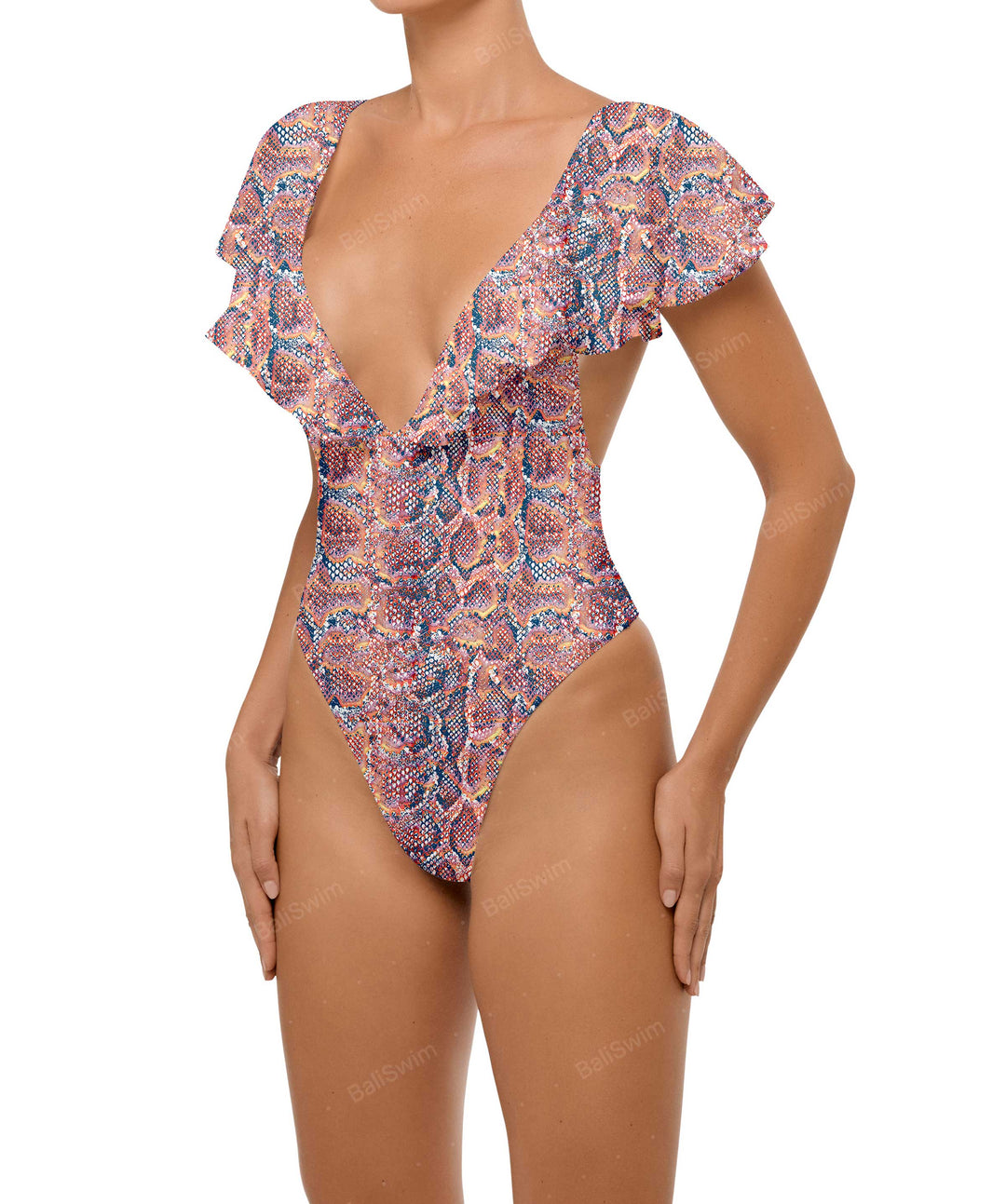 BSWS-S66 Flounce Sleeves One Piece