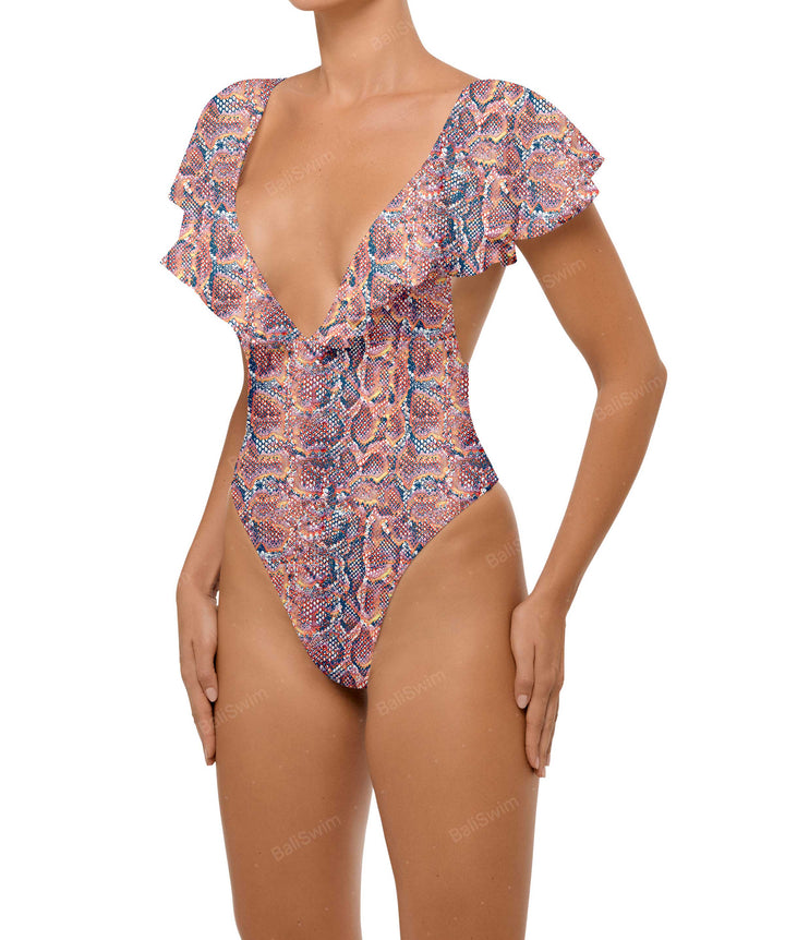 BSWS-S66 Flounce Sleeves One Piece