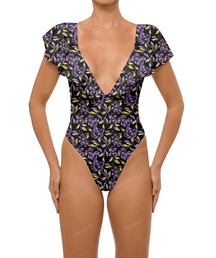 BSWS-S66 Flounce Sleeves One Piece