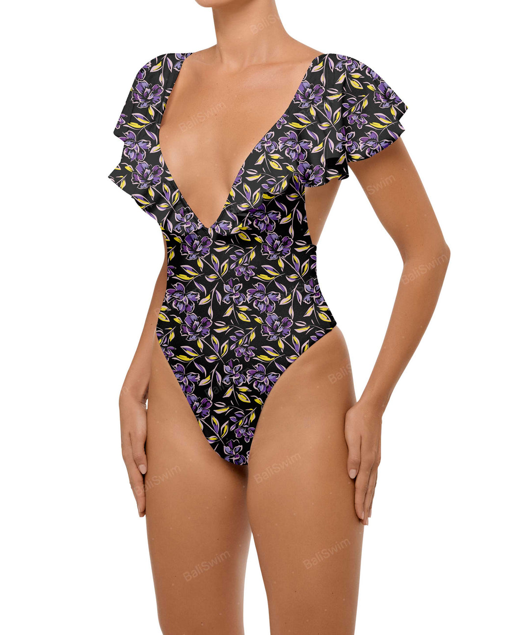 BSWS-S66 Flounce Sleeves One Piece