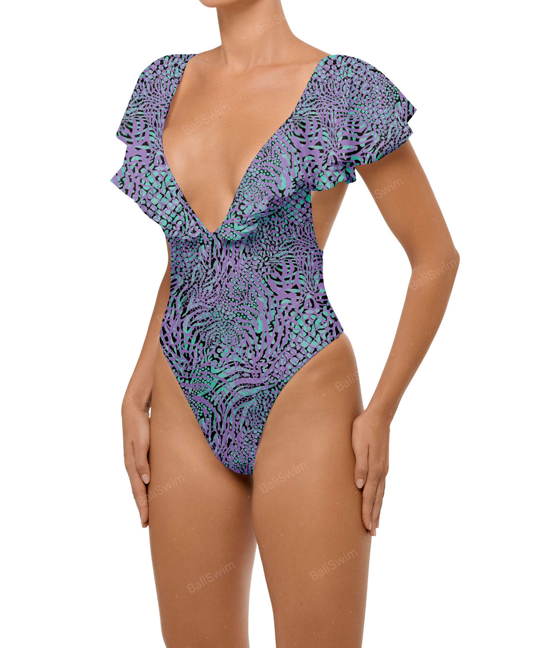 BSWS-S66 Flounce Sleeves One Piece