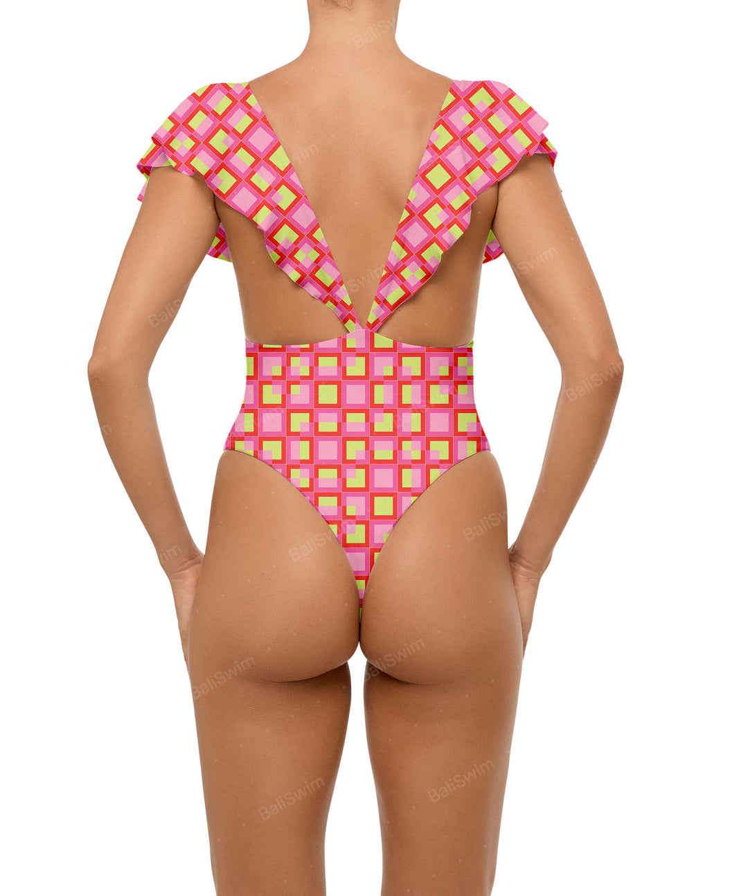 BSWS-S66 Flounce Sleeves One Piece