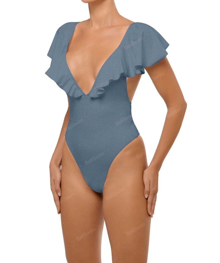 BSWS-S66 Flounce Sleeves One Piece