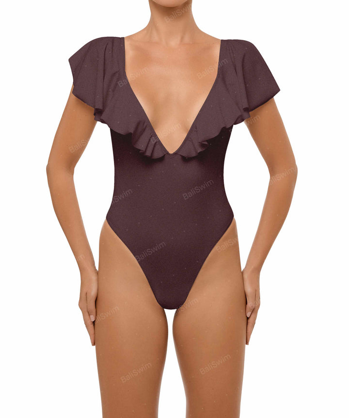 BSWS-S66 Flounce Sleeves One Piece