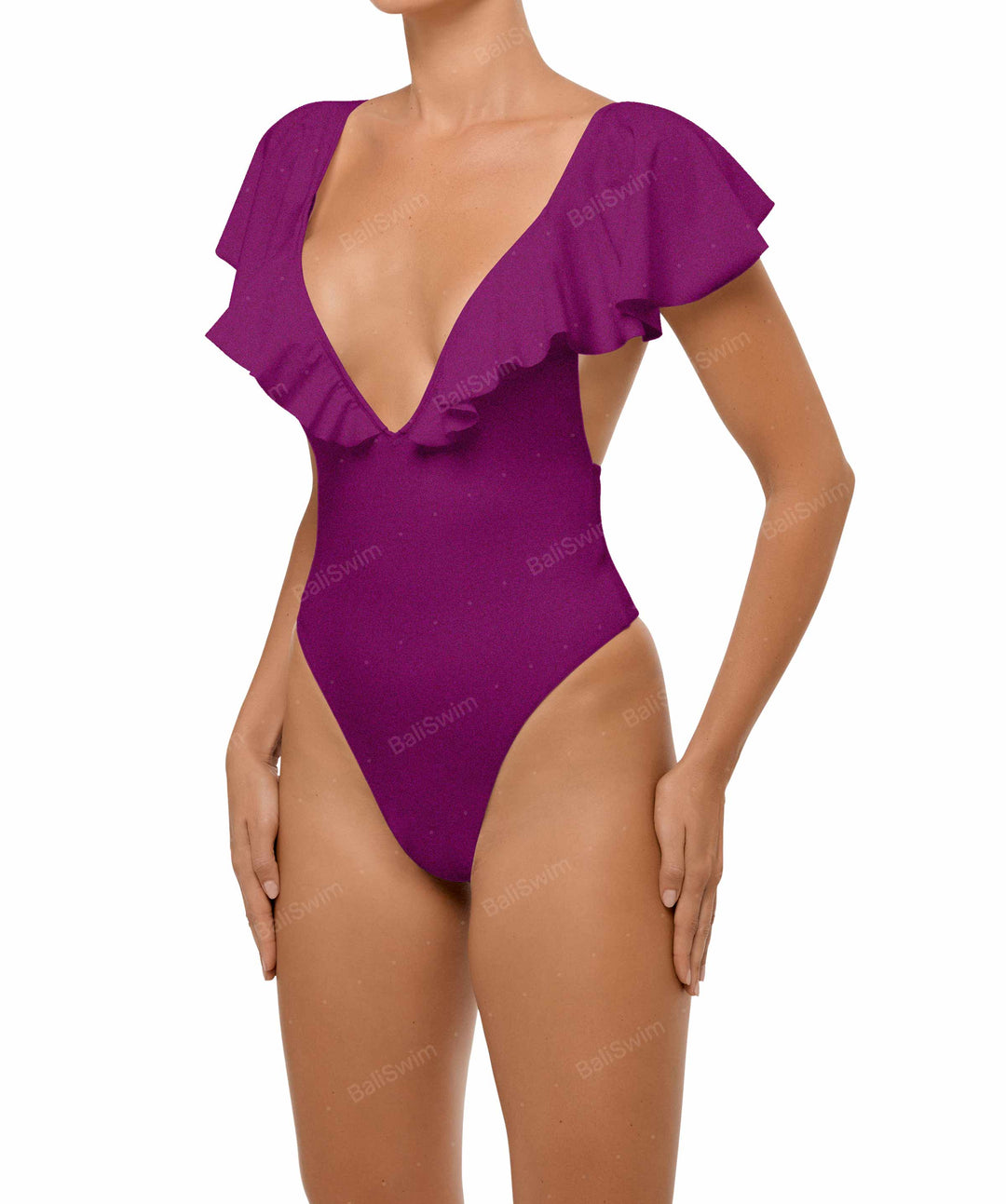 BSWS-S66 Flounce Sleeves One Piece