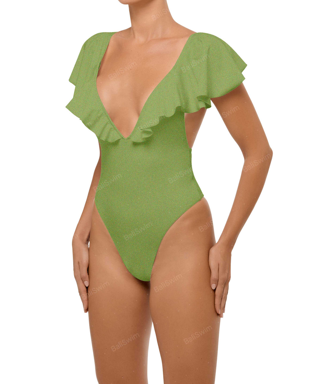 BSWS-S66 Flounce Sleeves One Piece