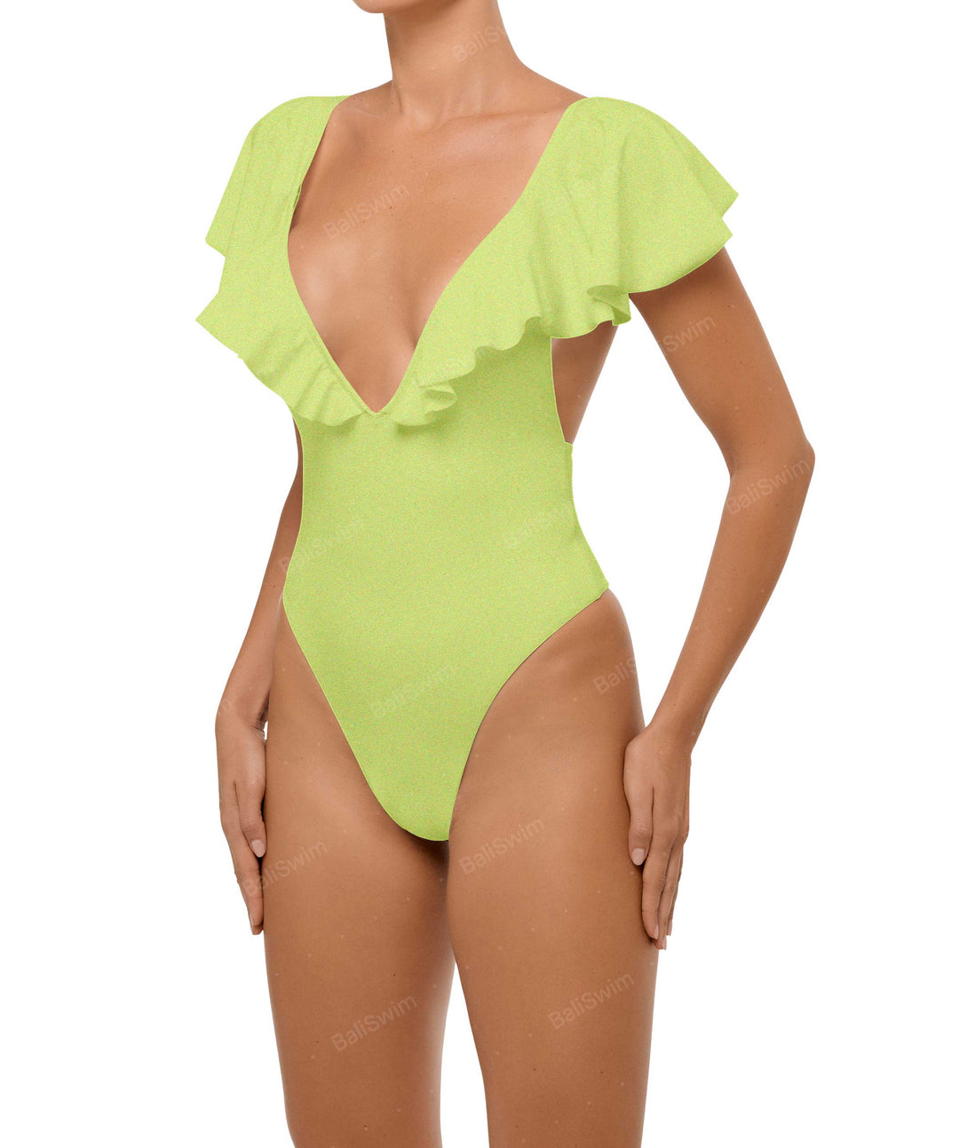 BSWS-S66 Flounce Sleeves One Piece