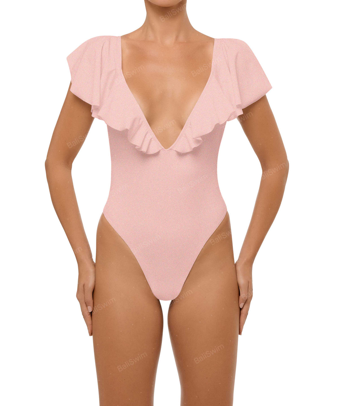 BSWS-S66 Flounce Sleeves One Piece
