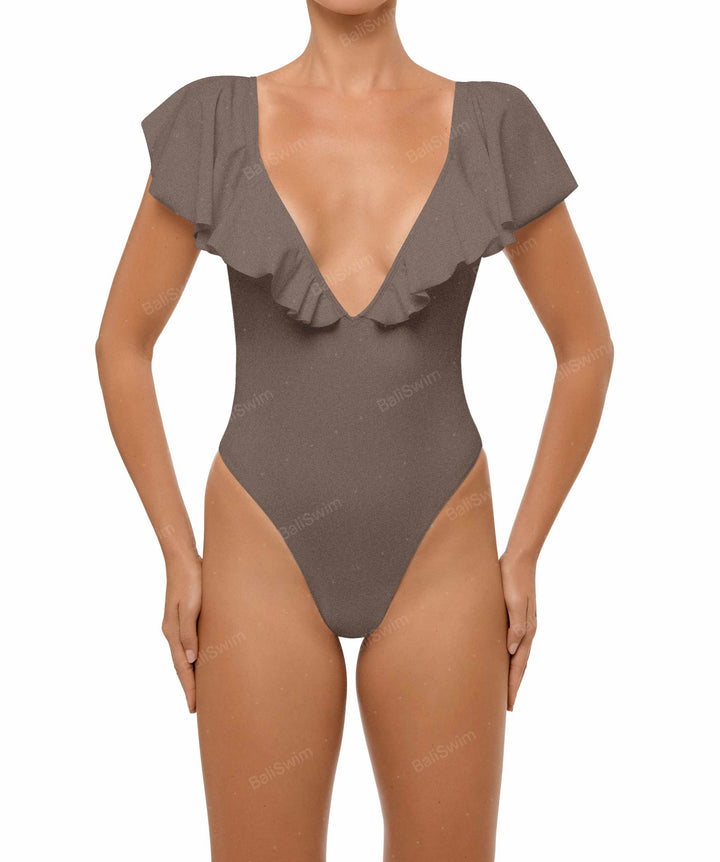 BSWS-S66 Flounce Sleeves One Piece