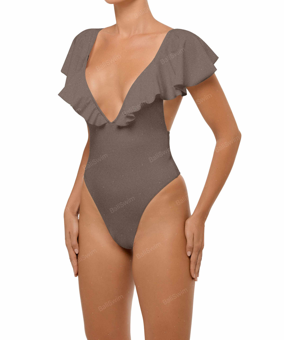 BSWS-S66 Flounce Sleeves One Piece