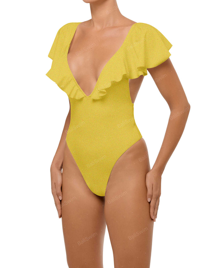 BSWS-S66 Flounce Sleeves One Piece