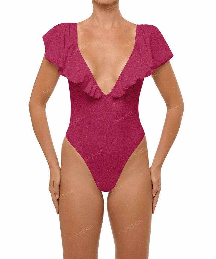 BSWS-S66 Flounce Sleeves One Piece