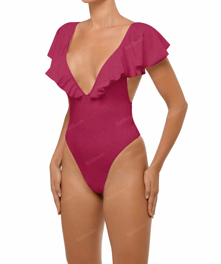 BSWS-S66 Flounce Sleeves One Piece