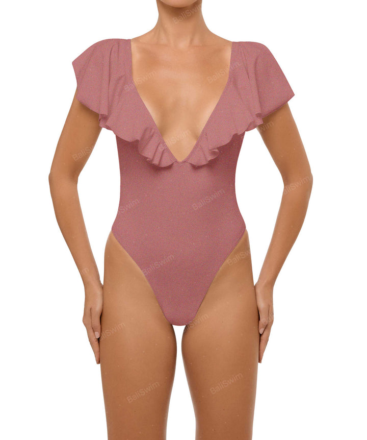 BSWS-S66 Flounce Sleeves One Piece