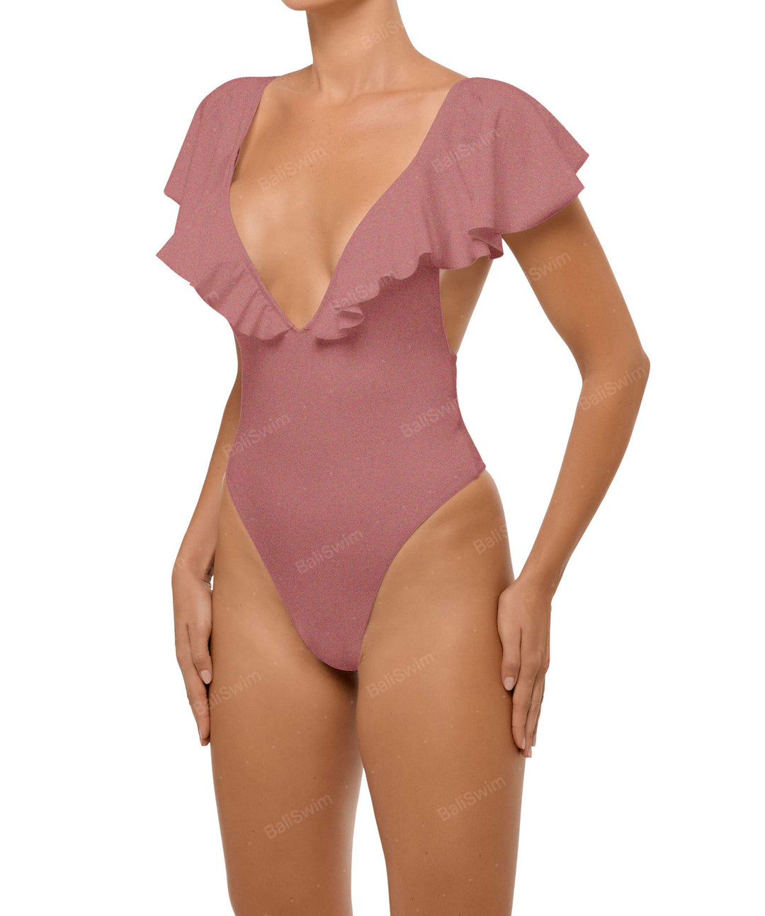 BSWS-S66 Flounce Sleeves One Piece