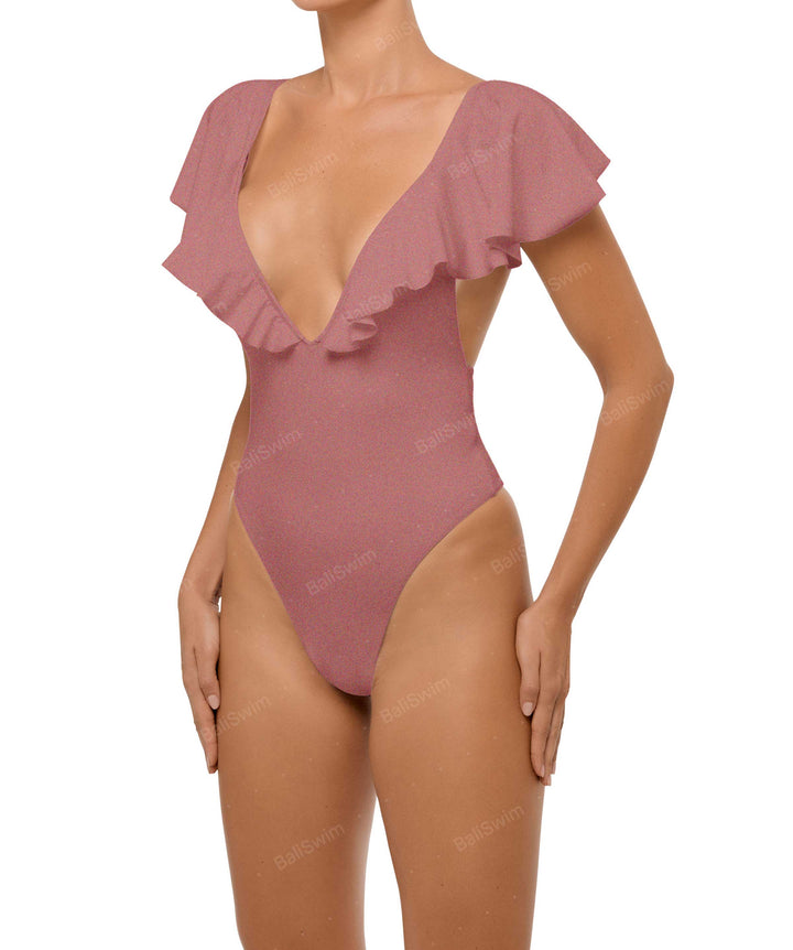 BSWS-S66 Flounce Sleeves One Piece