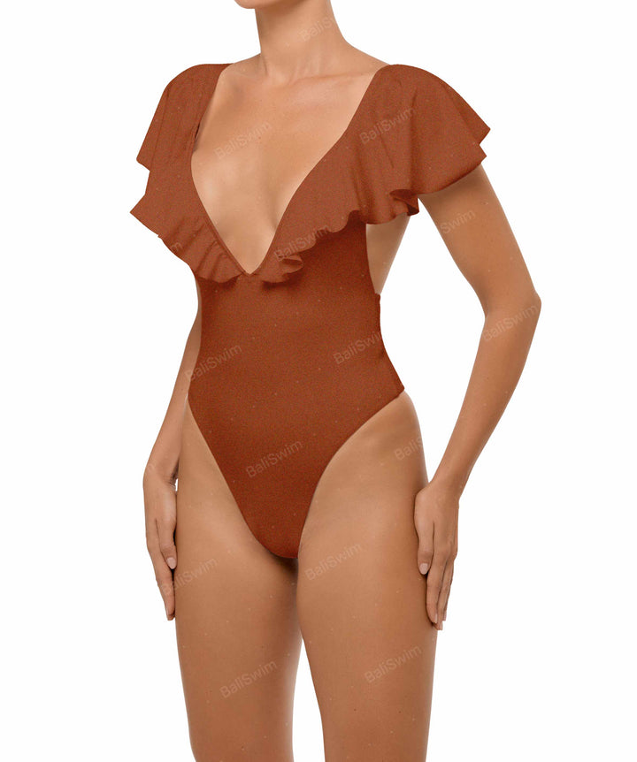 BSWS-S66 Flounce Sleeves One Piece