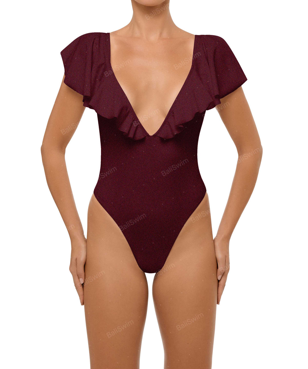 BSWS-S66 Flounce Sleeves One Piece