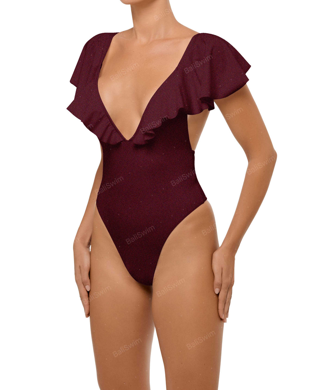 BSWS-S66 Flounce Sleeves One Piece