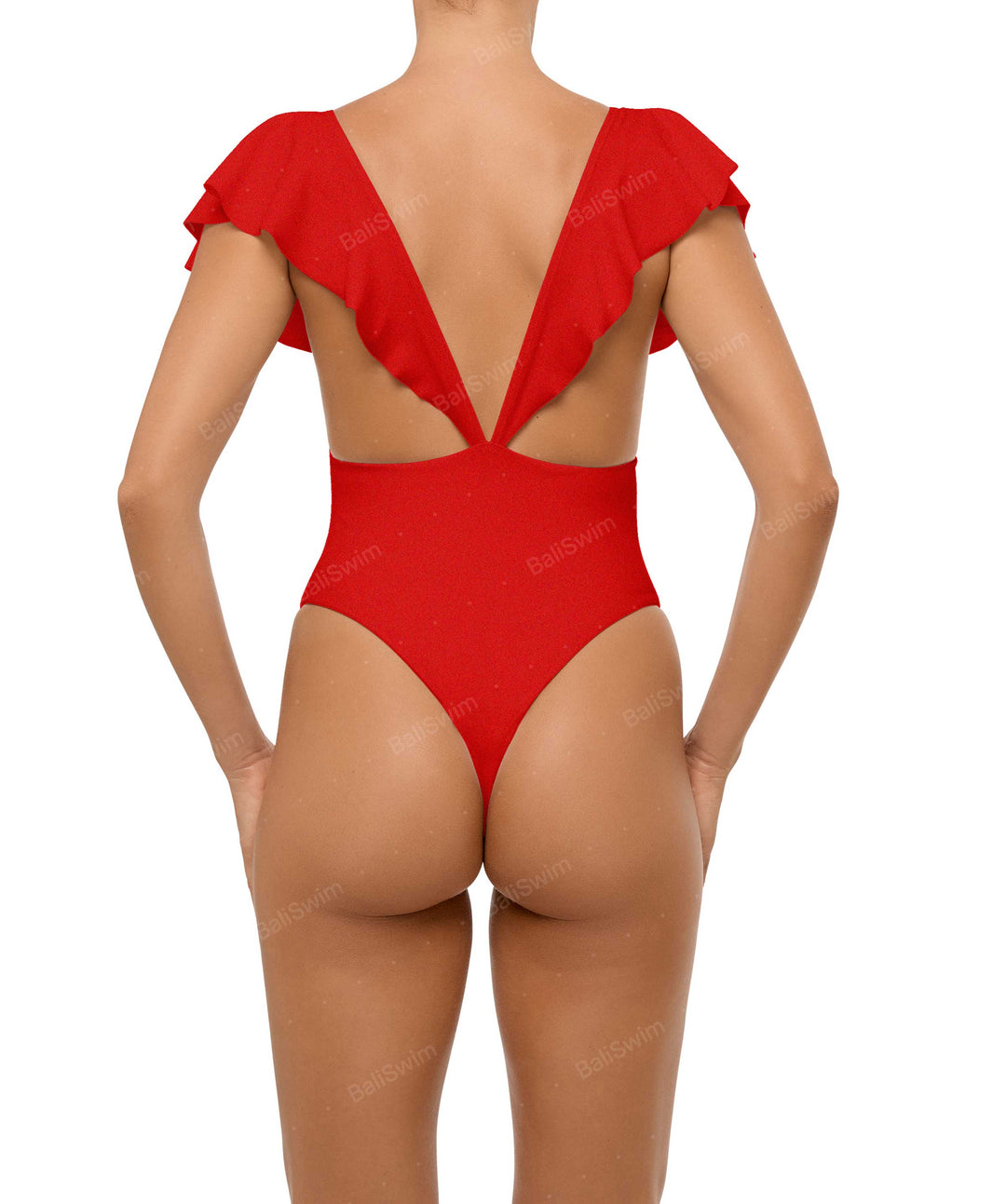 BSWS-S66 Flounce Sleeves One Piece