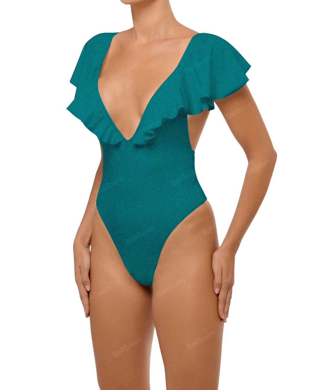 BSWS-S66 Flounce Sleeves One Piece