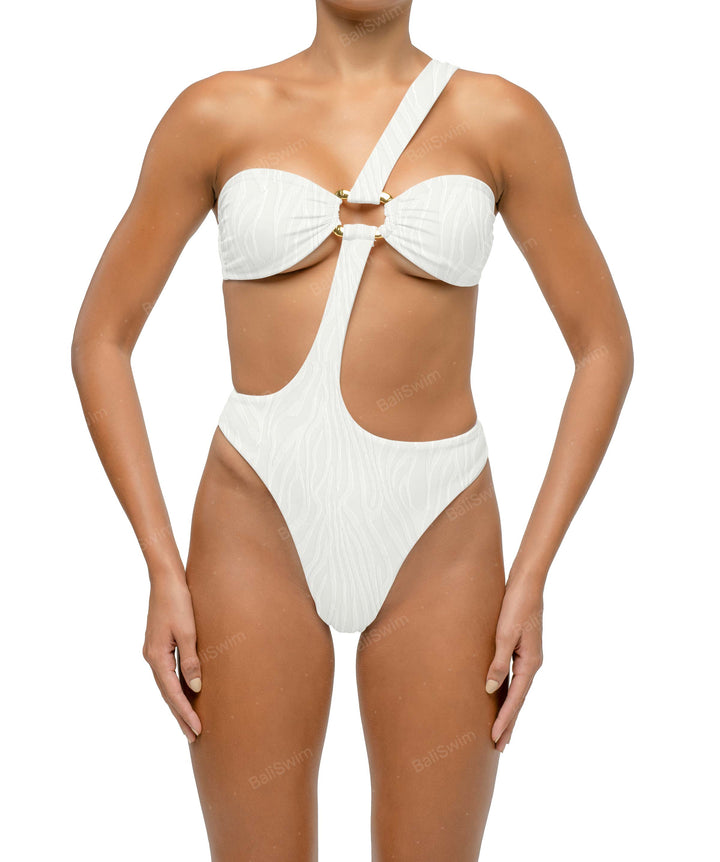 BSWS-S67 Asymetric Wave Ring One Piece