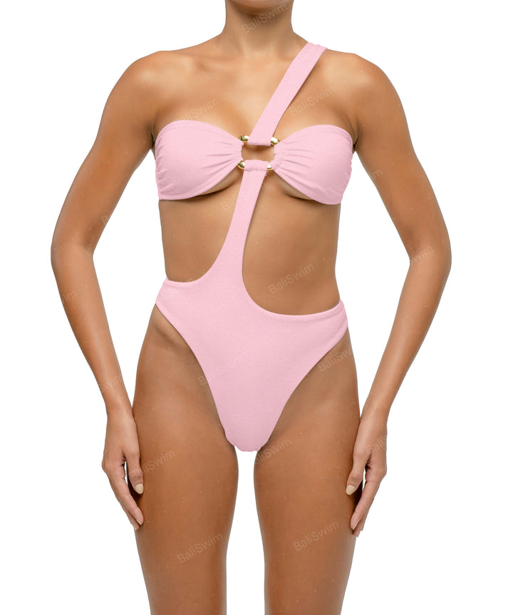 BSWS-S67 Asymetric Wave Ring One Piece