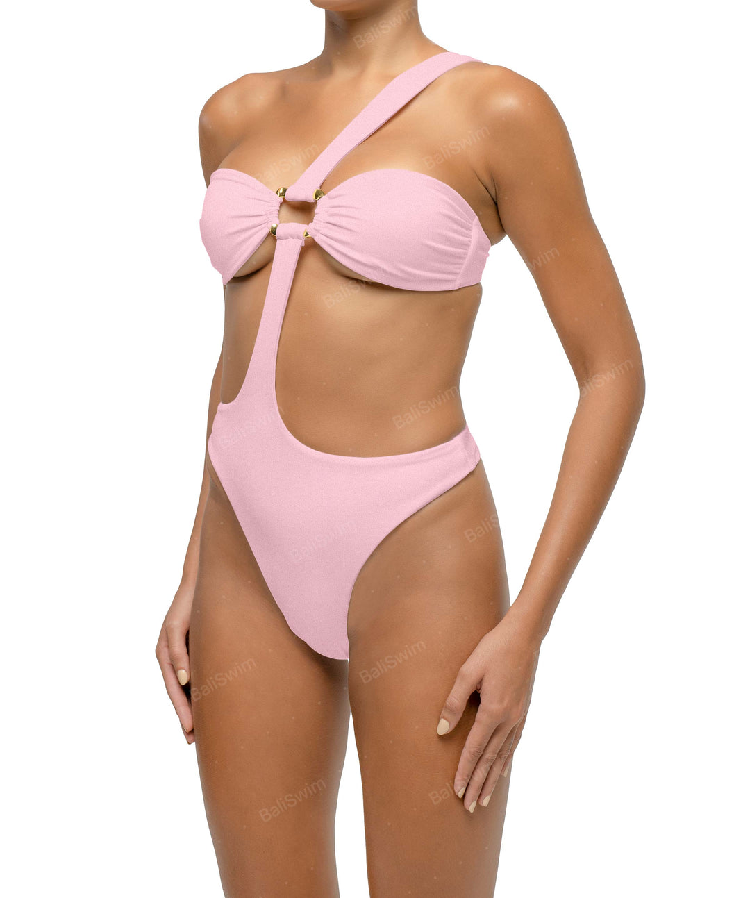 BSWS-S67 Asymetric Wave Ring One Piece