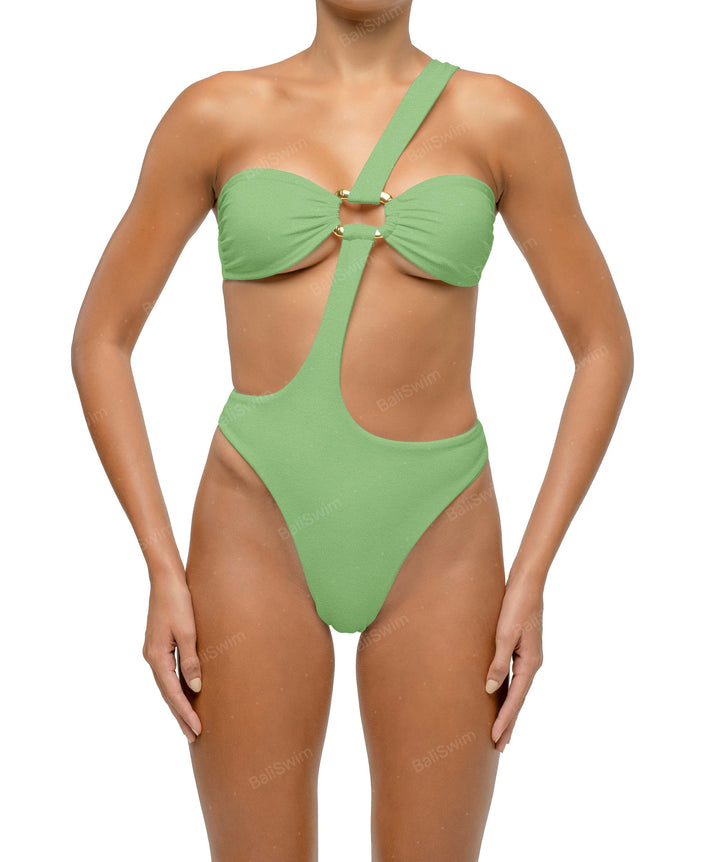 BSWS-S67 Asymetric Wave Ring One Piece